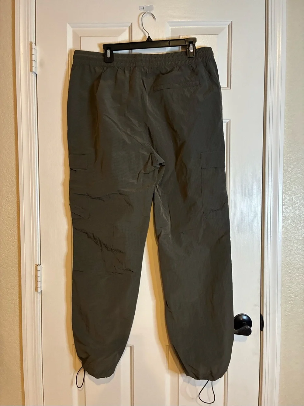 PacSun Olive Cargo Jogger Pants with Drawstring Ankles